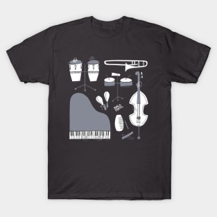 Instruments of salsa music T-Shirt